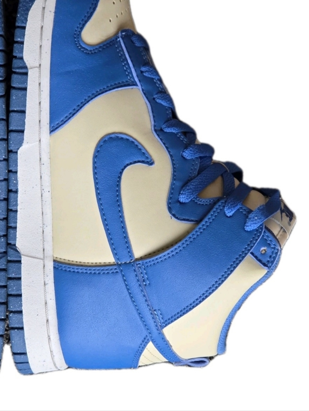 Nike Dunk High NN Next Nature Light Khaki Star Blue Limited FV5960-201 Wmns Sz 9 - Picture 9 of 14